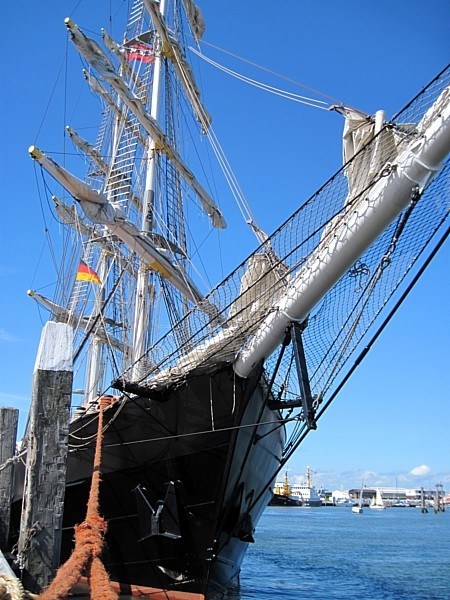 Brigg Mercedes im Hafen von Norderney (2010)